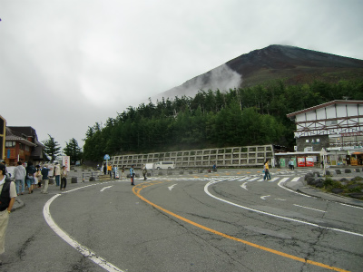 富士山五合目の様子