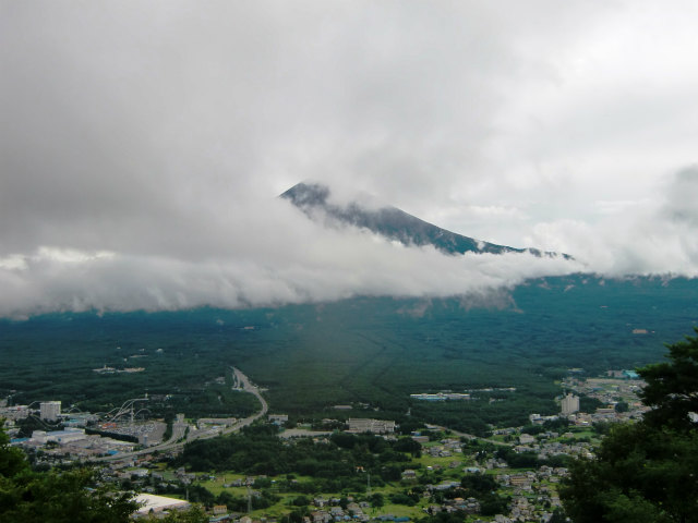 カチカチ山展望台からの富士山