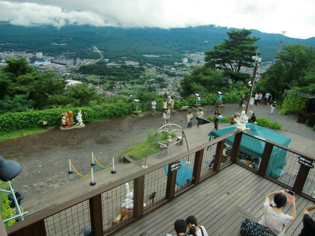 カチカチ山展望台からみた富士山方面